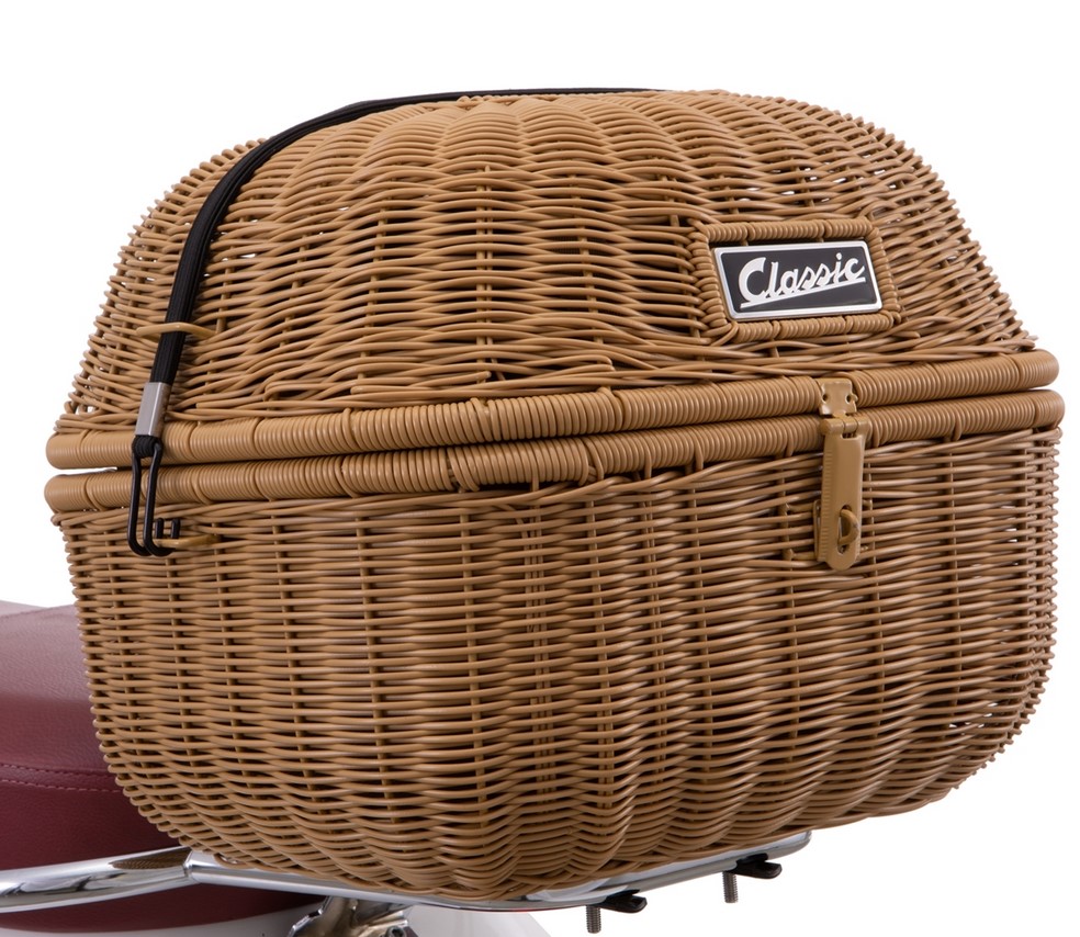 Kit de portaequipajes Classic para Vespa GTS/GTV/GT60 125-300cc, marrón