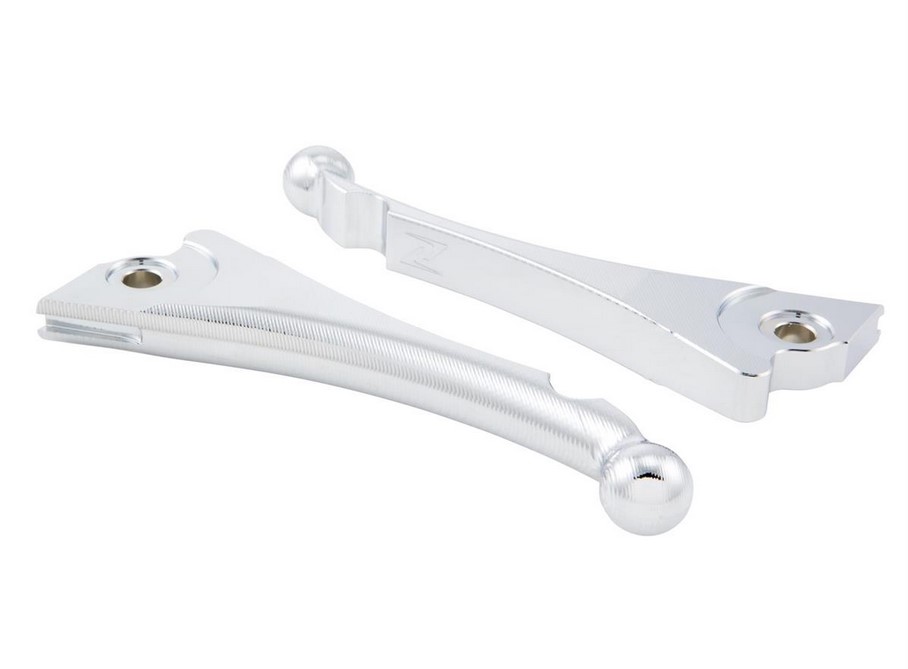 Juego de manetas de freno ZELIONI Shorty 3D para Vespa, derecha e izquierda, cromadas