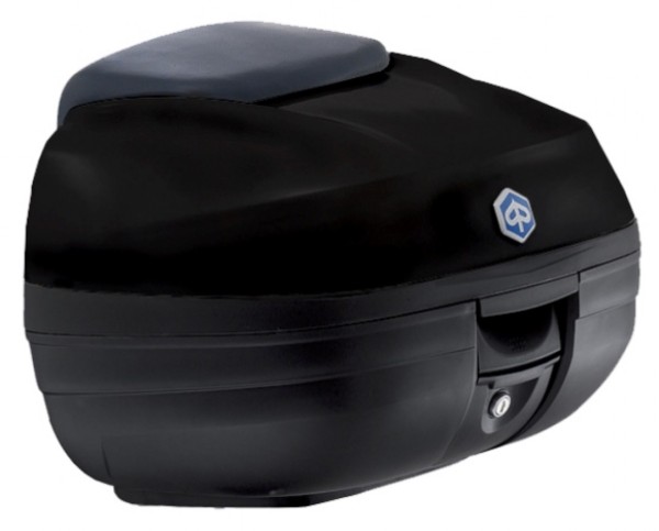 Kit Top Case (incl. placa de montaje), 37 l, negro para Piaggio MP3 125 / 300 / Sport HPE
