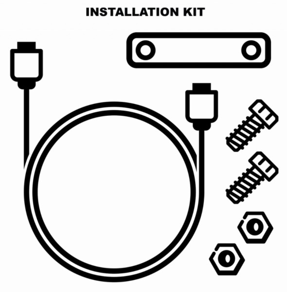 Kit de instalación de dispositivo antirrobo electrónico (1D002554)